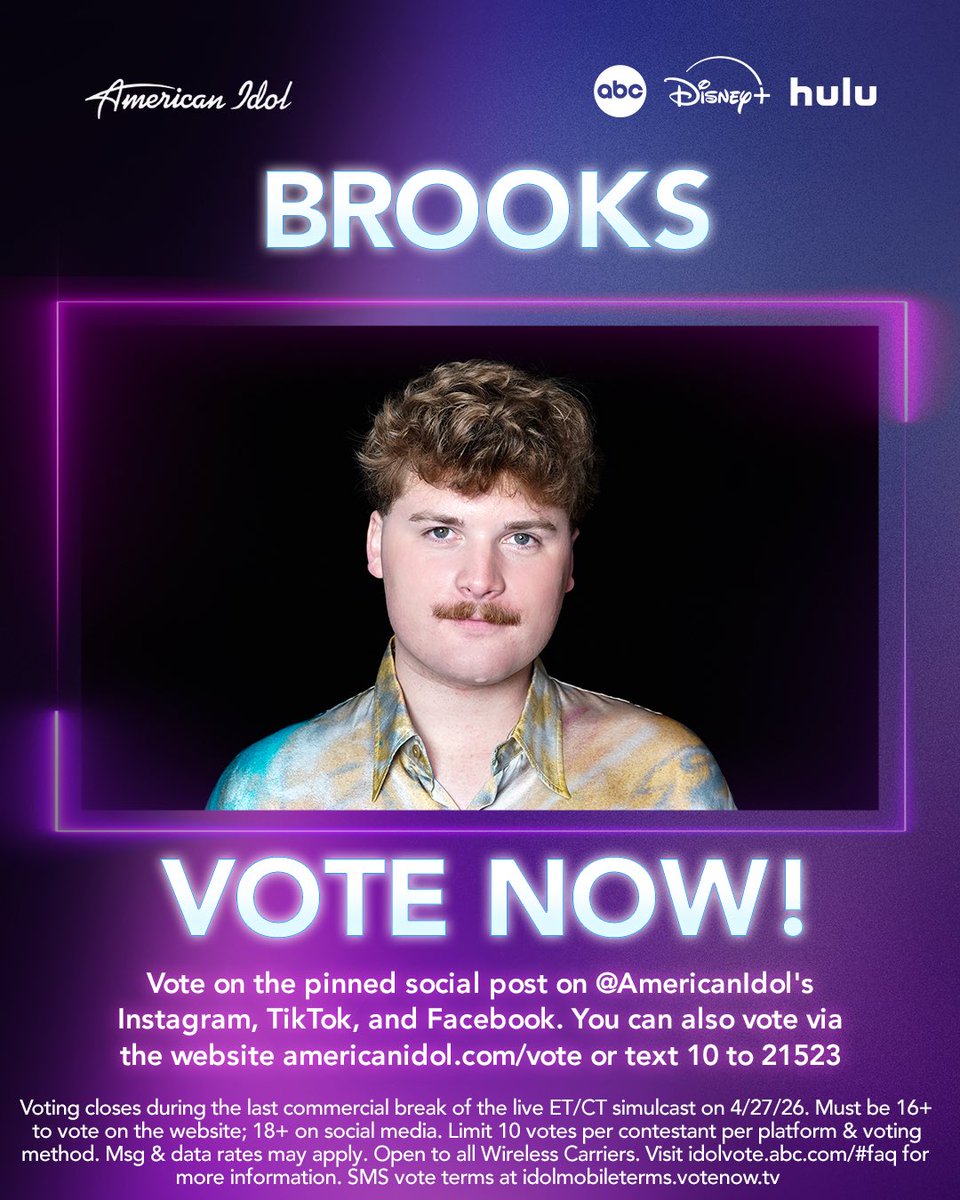 AmericanIdol's tweet image. Who wants Brooks to make the Top 5? #americanidol