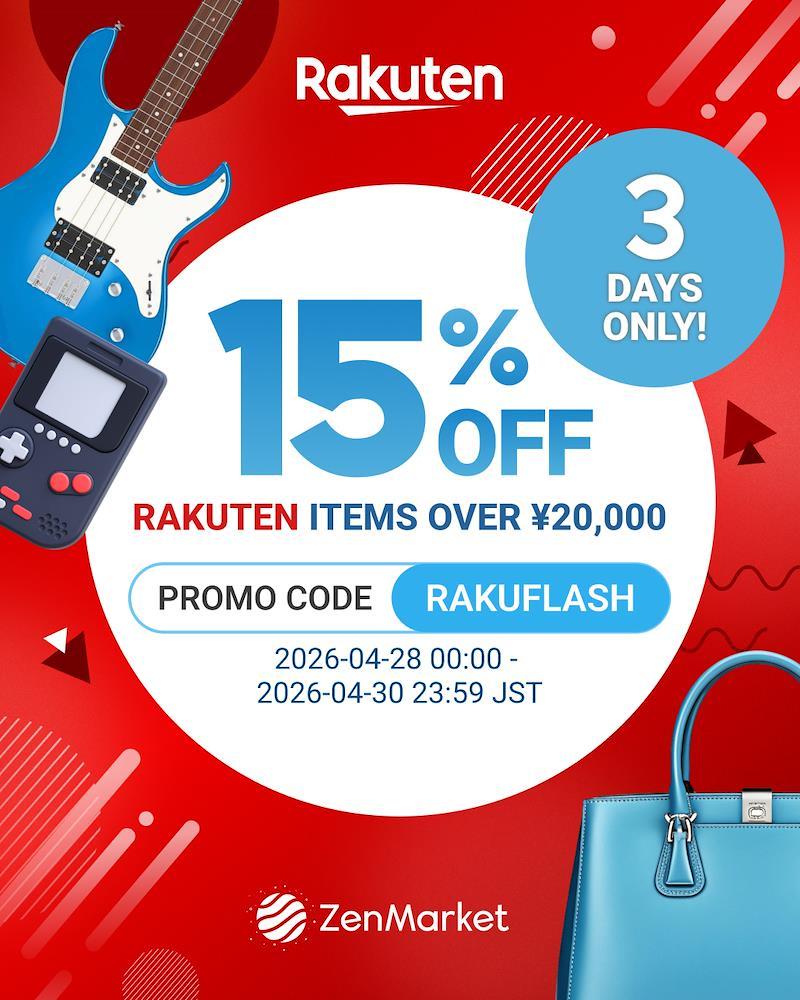 Zenmarket_th's tweet image. 🛍️สินค้าRakutenที่ร่วมรายการลดทันที15%! ลดสูงสุด30,000เยน
🗓️28/04/2026 00:00 - 30/04/2026 23:59 (เวลาญี่ปุ่น)
🔗f.mtr.cool/ixectjkkvz

#zenmarket #Rakuten