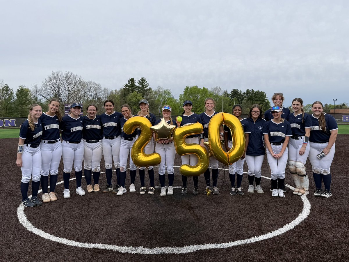 TwinsburgSB's tweet photo. Congratulations to Ava Basel on her 250th career strikeout! https://t.co/WM9Fe50J14