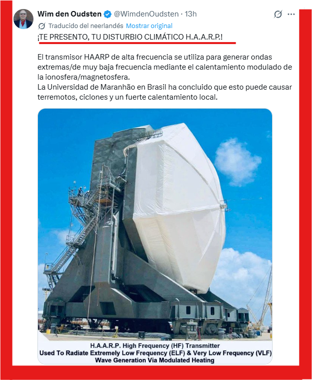 🔴MUY URGENTE🔴
⭕️Cientìficos denuncian que el H.A.A.R.P existe y es un ARMA climàtica
x.com/WimdenOudsten/…