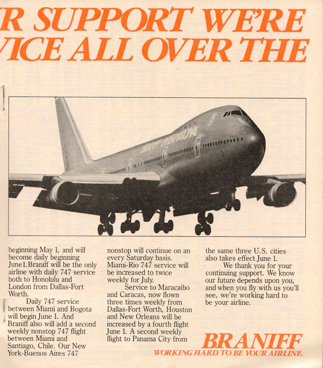 Braniff International tweet media