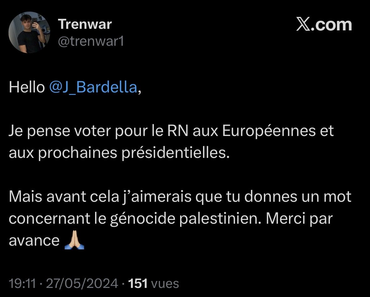 httpsmeowmeoww's tweet photo. @LSound972 @trenwar1 Tqt qu’on capte bien son bord politique même https://t.co/vLz2fXZ6Ia