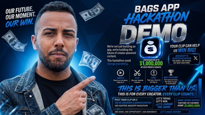 sashinmeena's tweet image. The era of launching in silence is over.

Whether you plug into the Clipur API or use our self-serve platform, the mandate is clear: own your growth.

@ClipurMediaCorp  is the infrastructure. @BagsHackathon  is the launchpad. The rest is inevitable.