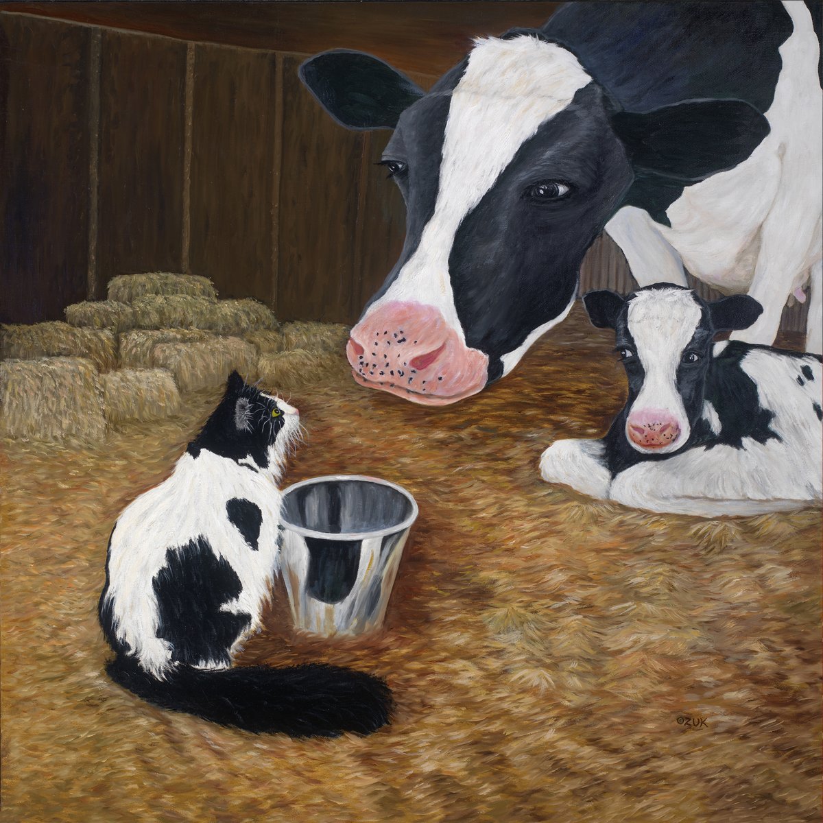 KarenZukArtist's tweet image. Happy that my Oil Painting Mooeow won second place in Fine Art America's contest - Acts of Kindness karenzukrosenblatt.com/featured/mooeo…. #Caturday #animalstory #catpaintings #catlovers #BuyIntoArt #GiftThemArt #AYearForArt #BuyArtNotCandy #tuxedocat #barncat #cowandcalf