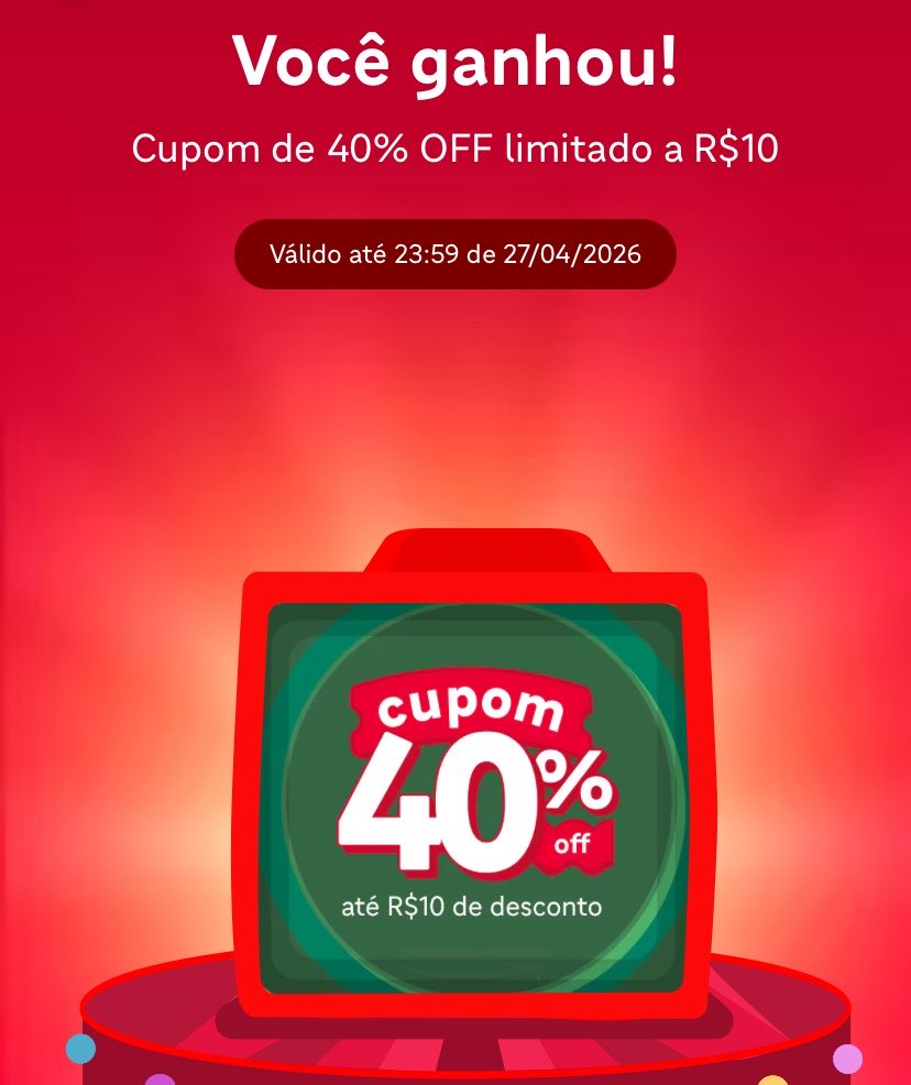 eu de vdd n entendo essa droga de cupom