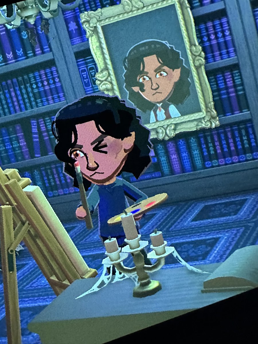 armandkisses's tweet photo. first time armand uses his paint set https://t.co/PBLEzIriia