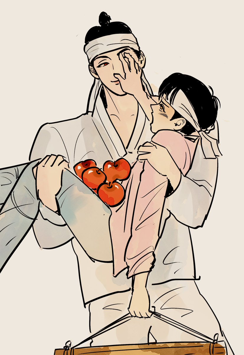 😭😭😭😭😭😭😭😭
채색버전 😭😭😭😭😭

🍎🍎🍎🍎🍎

내가 바구니야 뭐야~ .ᐟ 
봉투가 백원이라잖냐~