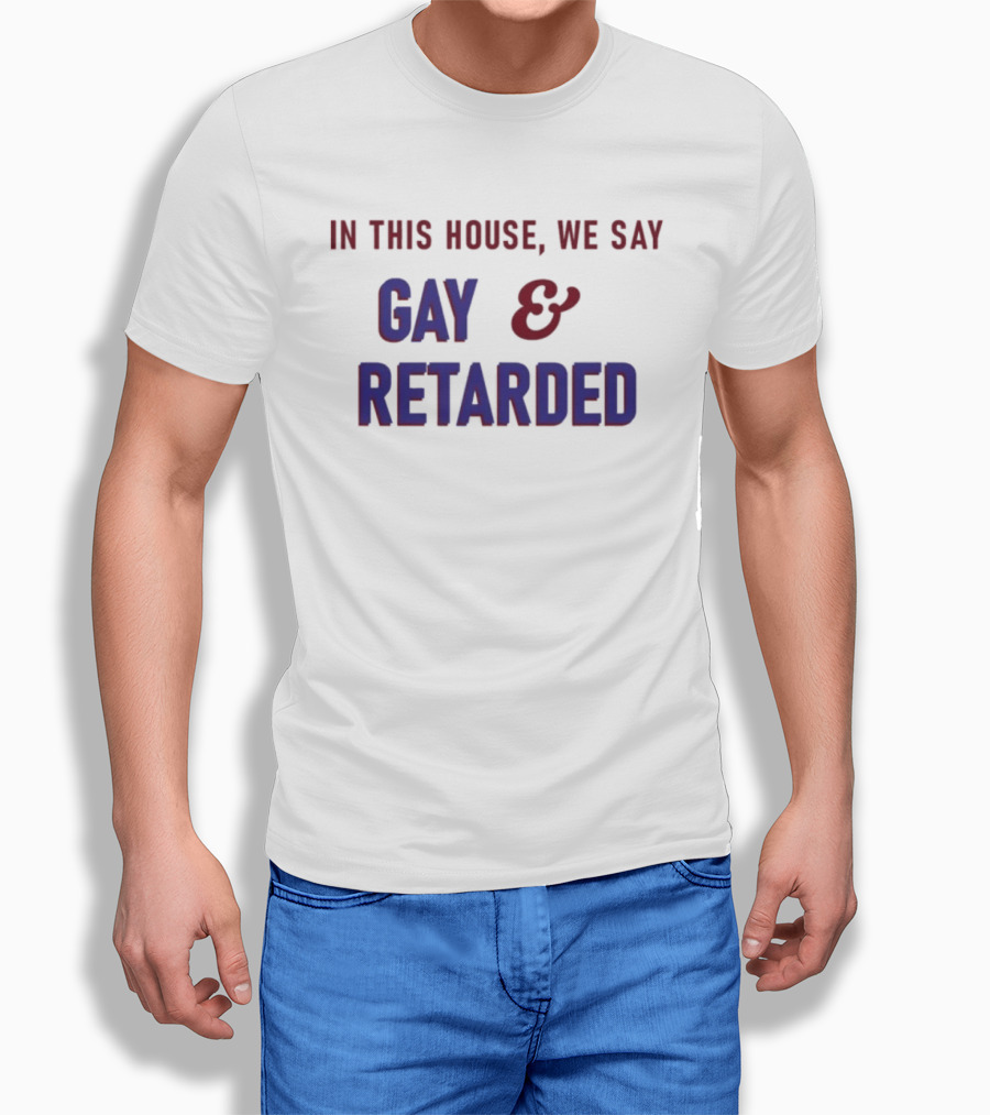 younesclothing's tweet image. Not trying to start anything, but: Not trying to start anything, but this "In This House We Say Gay and Retarded" T-shirt really speaks volumes! It takes me back to the best conversations with friends. younesclothing.com/product/t-shir…

#TshirtCulture #Inclusivity #YounesClothing