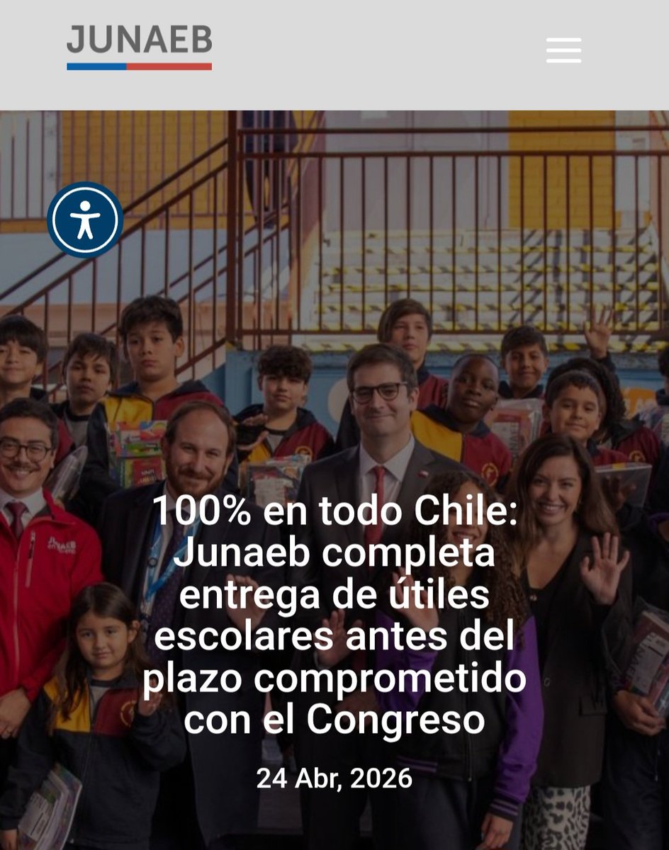 La mediocridad de Boric se hace patente. 
Kast entrega el 100% de útiles escolares en todo Chile
<a href="/biobio/">BioBioChile</a> <a href="/GabrielBoric/">Gabriel Boric Font</a> <a href="/elfrente_amplio/">Frente Amplio Chile</a> <a href="/PCdeChile/">Partido Comunista de Chile</a> <a href="/El_Ciudadano/">El Ciudadano</a> <a href="/elliberocl/">El Líbero</a> <a href="/chvnoticias/">CHV Noticias</a> <a href="/Sinfiltros_tv/">sinfiltros_tv</a> <a href="/AgriculturaFM/">Agricultura</a> <a href="/chvnoticias/">CHV Noticias</a> <a href="/meganoticiascl/">Meganoticias</a> <a href="/T13/">T13</a>