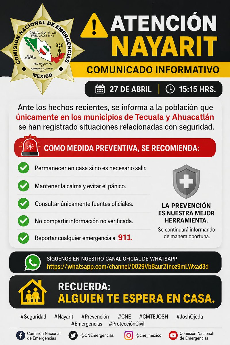 Atención #Nayarit