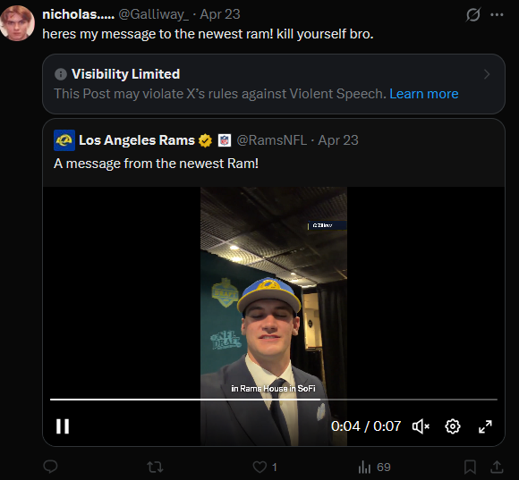 Elon has Silenced my close compatriot <a href="/Galliway_/">nicholas.....</a> so i can no longer interact with this post in most ways. i am making this xeet to show my support for my friend