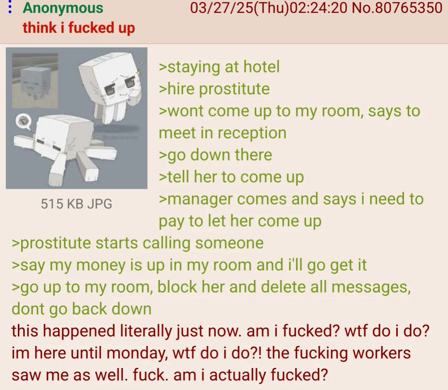 Greentext Poster tweet media