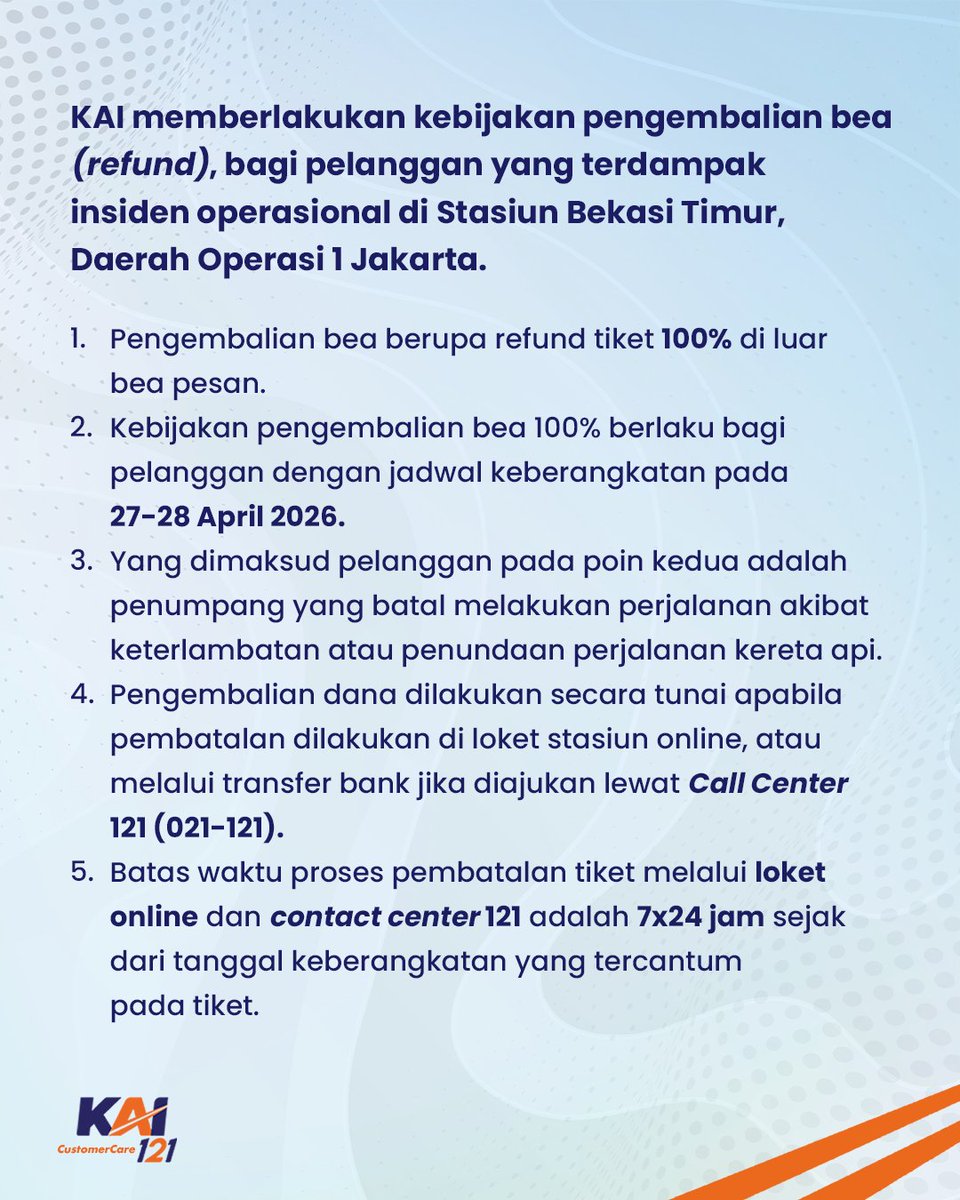 Kereta Api Indonesia tweet media