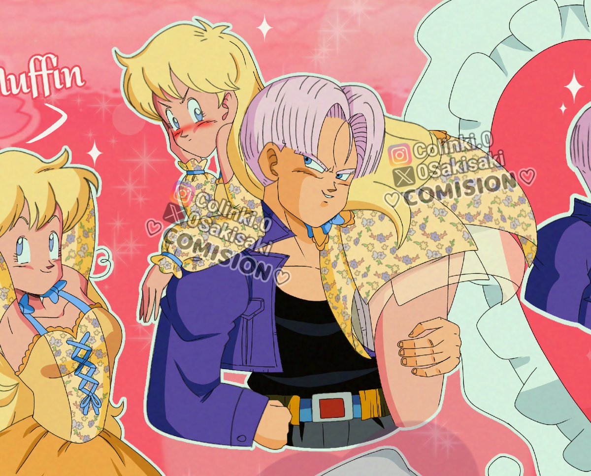 0Sakisaki's tweet photo. Commission Ig 🌸✨️

♡

♡
#dragonballz #commission #dbz #ship #trunks #OC #dragonballcommission #comisiones #dragonballoc  #anime https://t.co/CYjIJUde4A