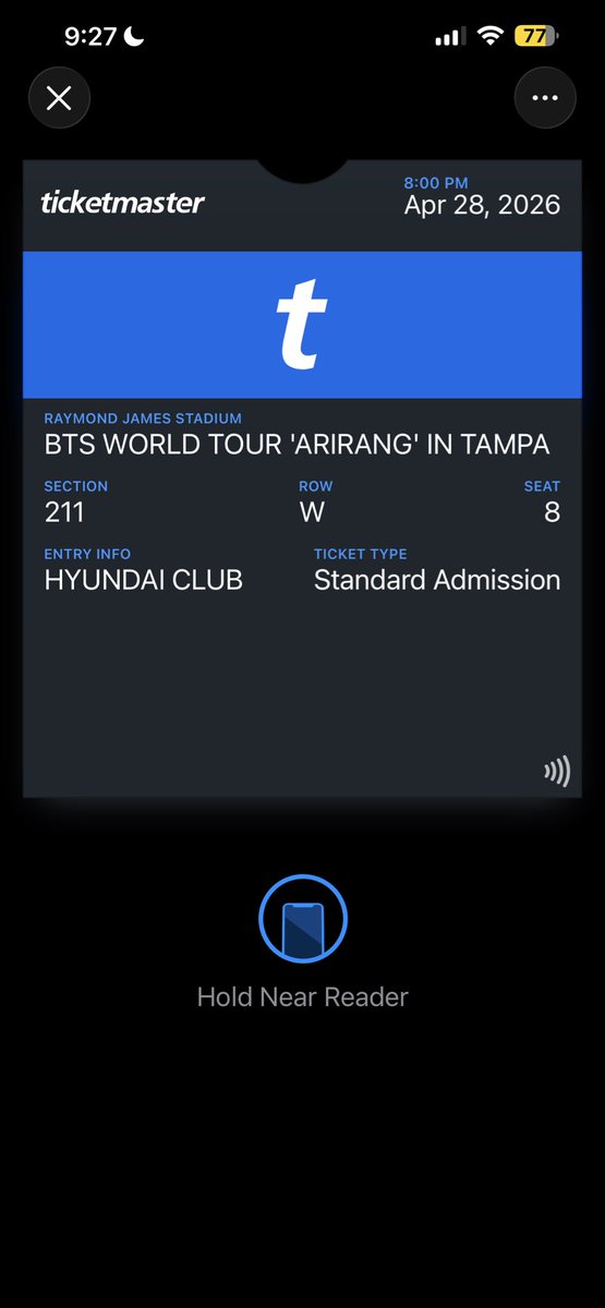 userv03's tweet image. FREE Tampa Tickets 28/04

Sec 211 

Army I’m giving away my concert ticket for tomorrow’s concert, I wasn’t able to make it so I much rather someone go enjoy themself than it being an empty seat.

Dm #btsarmy #tampa