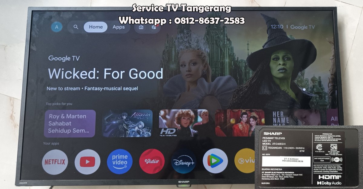 TvTangeran46124's tweet photo. Service Smart TV Sharp Google TV di Medang Lestari, Pagedangan – Tangerang ✅
Kasus: Sharp 2T-C42EG1I mati total
Berhasil diperbaiki, TV normal kembali
#ServiceTVTangerang #ServiceSharp #ServiceTVPanggilan #TVMatiTotal
https://t.co/92OVWJmsK2 https://t.co/TxvFbl3vZk