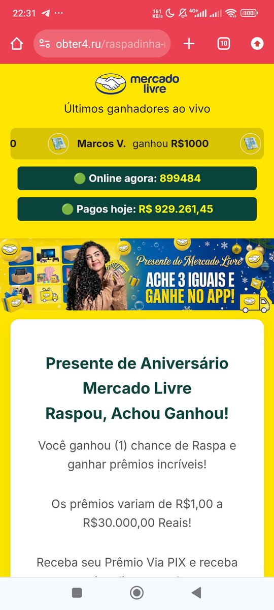 GamesMahero's tweet photo. @sddescontos Tá rolando esse link no whatsapp, com certeza é vírus https://t.co/TbpaBKzJRD