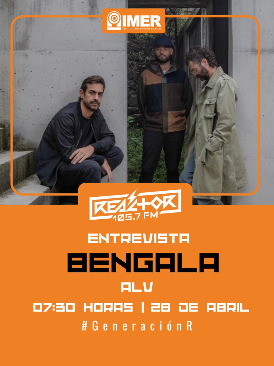 Reactor105's tweet image. #Bengala llega a darnos un buen inicio de día platicando con el equipo #ALV.

No te lo pierdas a las 07:30 horas por #Reactor105 

También puedes escucharlo a través de la transmisión en línea:
imer.mx/reactor/

#GeneraciónR 
@imerhoy