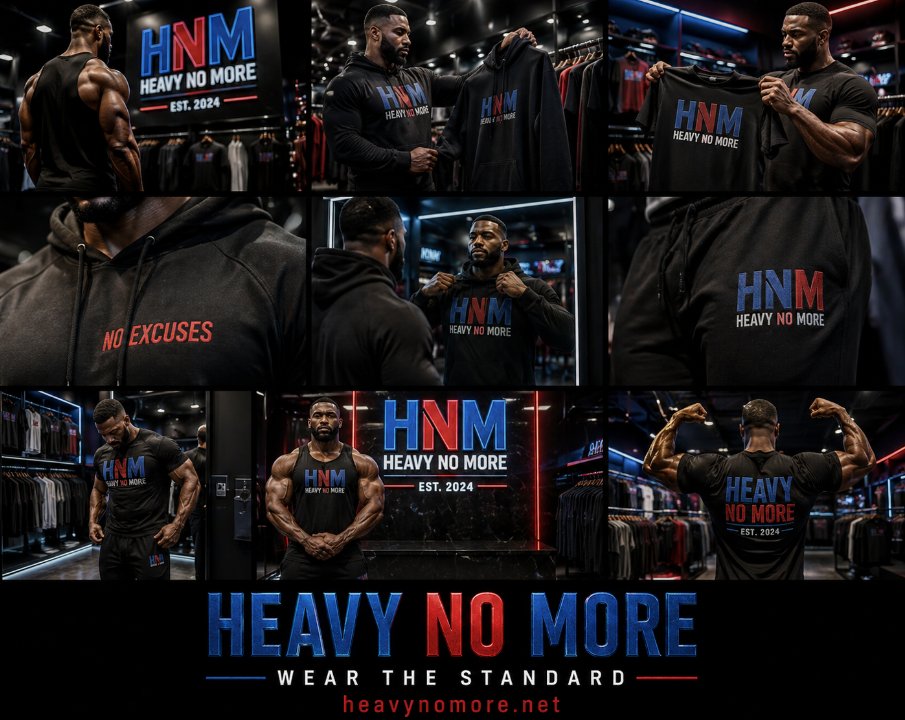 Heavy No More Clothing tweet media