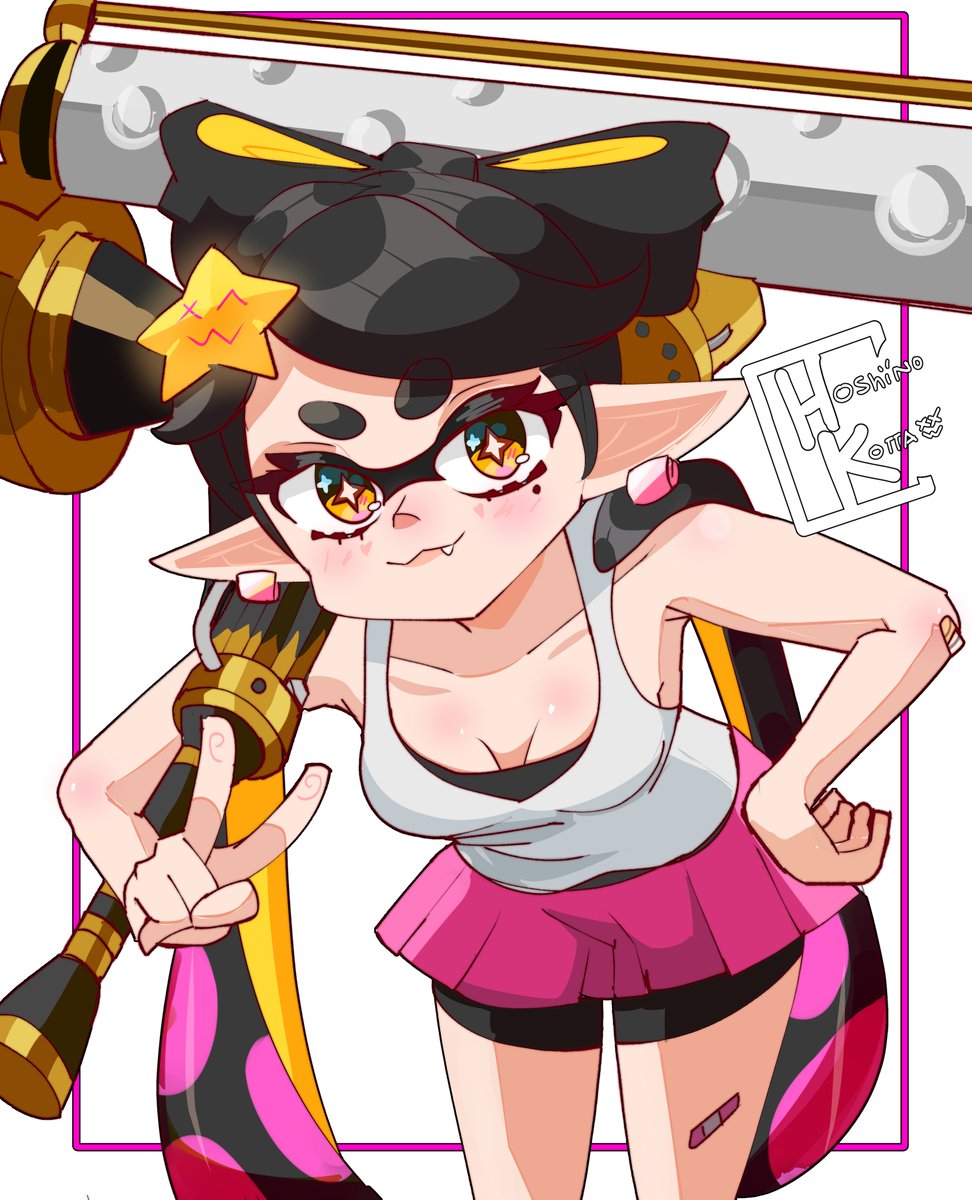 HoshiNoKotta's tweet image. Callie to start the week! 💗 
#splatoon