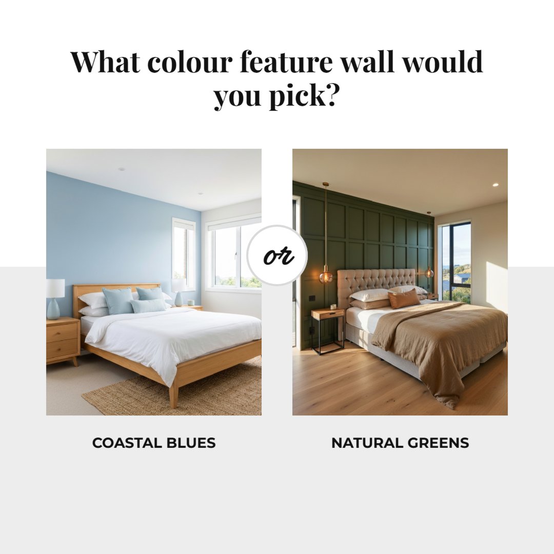 LonnyTian's tweet image. Creating your perfect retreat — which vibe calls to you? 🌊🌿

Coastal blues for a breezy, tranquil feel, or natural greens for a grounded, earthy atmosphere. Both bring calm and relaxation — which one is your go-to? Comment below!

#thisorthat #bedroominspo #homedecor