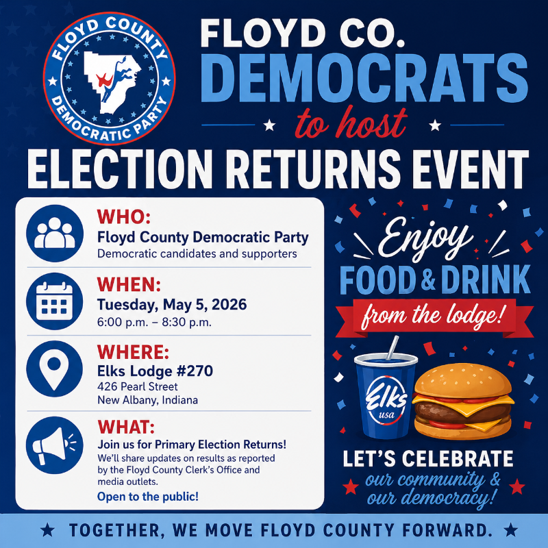 floyddems's tweet photo. Join us for Election Returns! - https://t.co/wICxXNdHIh https://t.co/FJjjVE7Avp
