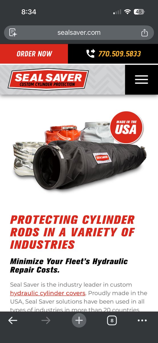 RaynaudBrendan's tweet photo. @T_Bartman @farmerschneck There’s a company that makes sleeves that go over the cylinders. Maybe worth looking into? https://t.co/3D4KqoP9TR