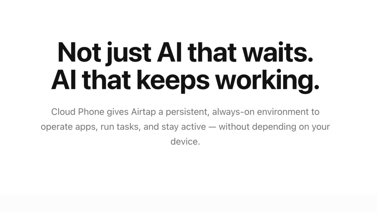 Airtap Ai tweet media