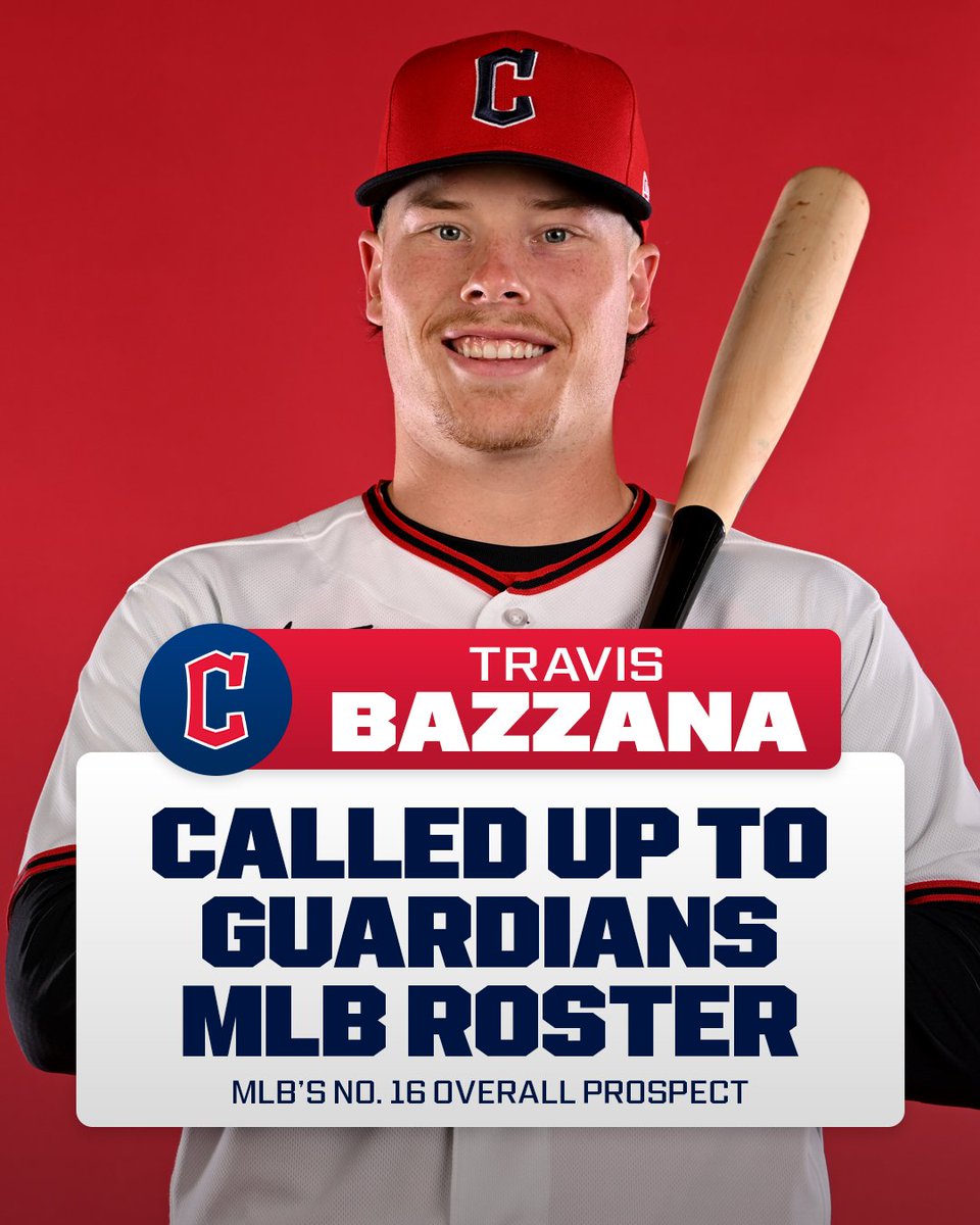 The Guardians are reportedly calling up Travis Bazzana, the 2024 No. 1 overall pick and No. 16 prospect in baseball.