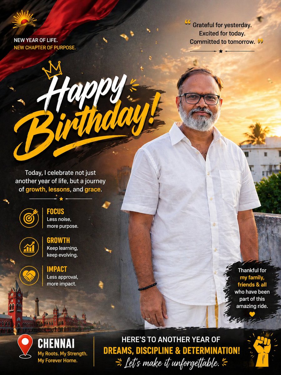 arunbwn's tweet image. आज मेरा जन्मदिन है 🎂
एक साल और बढ़ गया… बस यही सच है।
बाकी सब वही—ज़िंदगी अपनी रफ्तार में, हम अपने काम में।
जो साथ हैं, उनका शुक्रिया।🙏
#Birthday #HappyBirthdayToArun