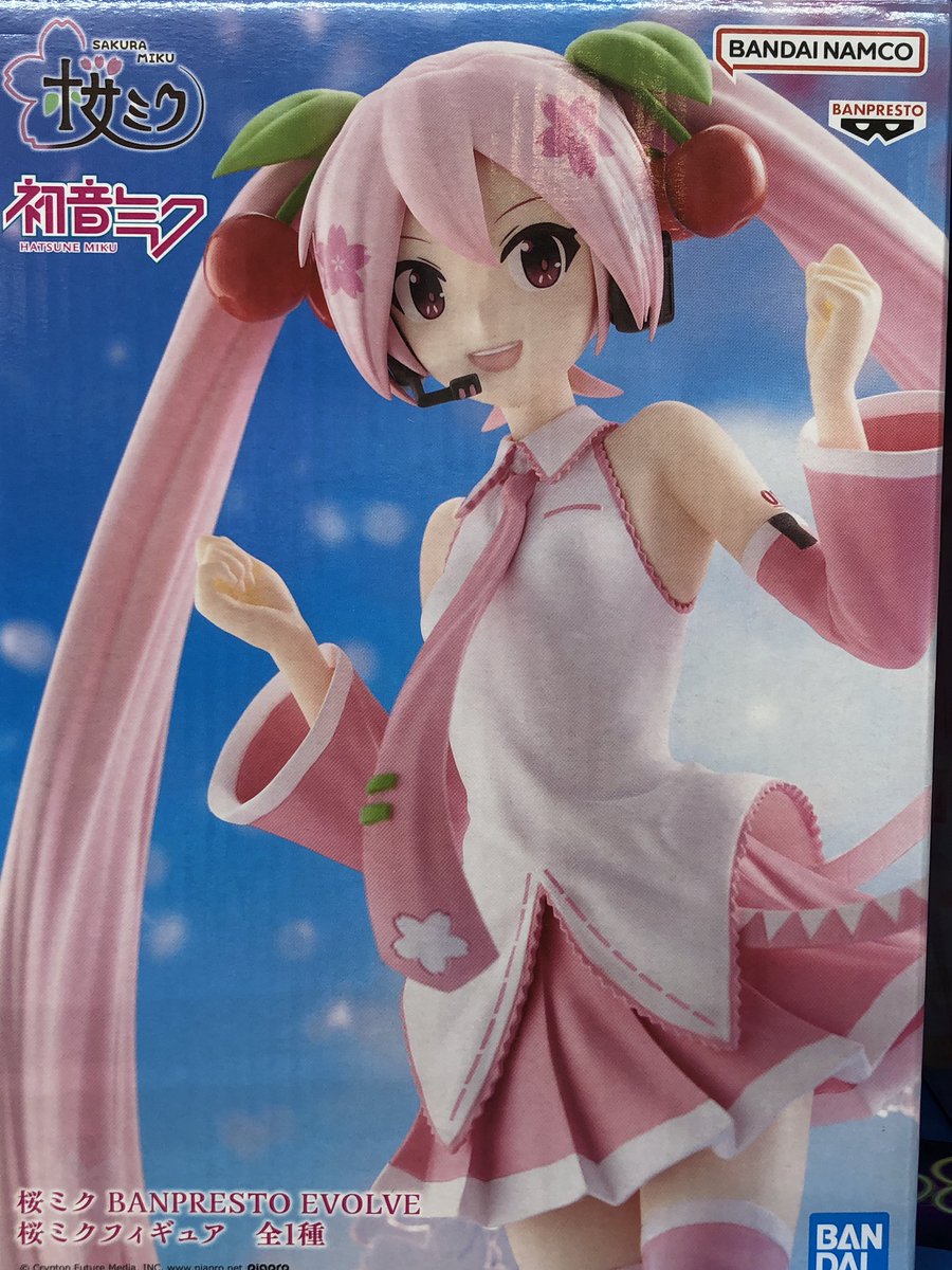 プライズ新景品🆕 桜ミク BANPRESTO EVOLVE 桜ミクフィギュア 全1種