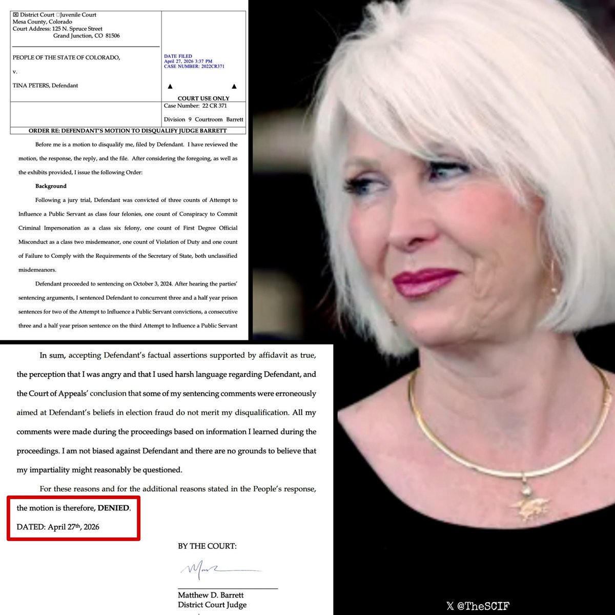 The SCIF tweet media