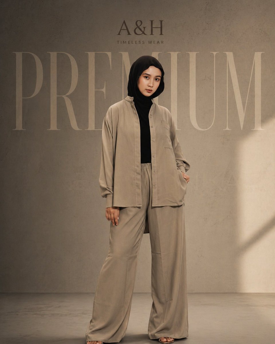 Modest Fashion Studio Editorial Prompt