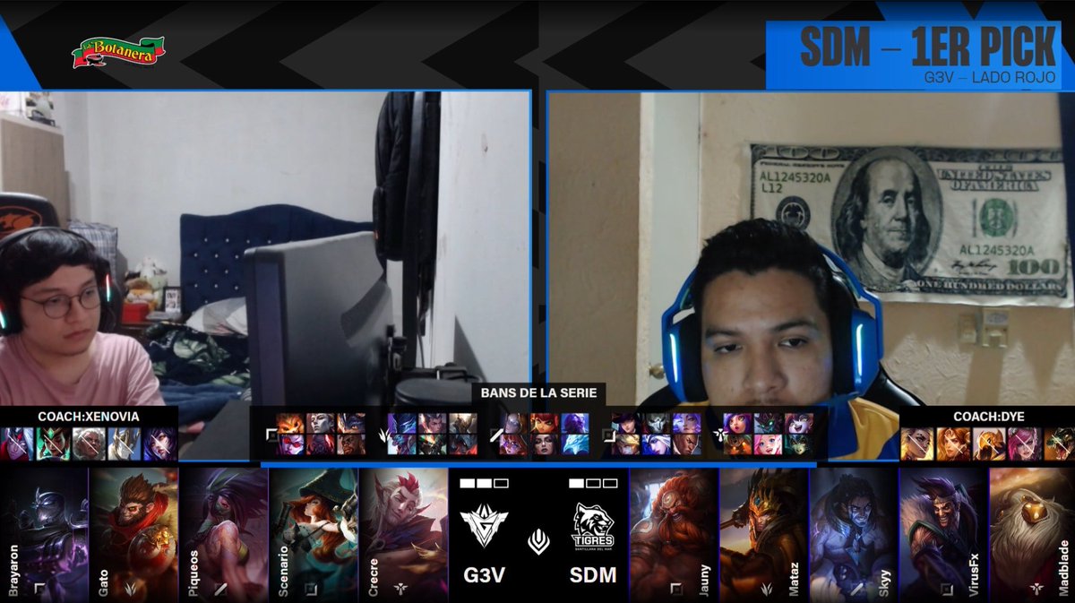 Lolacelatam's tweet image. Picks &amp;amp; Bans — Juego 4 ⚔️

@SDMTigres vs @G3VEsports

Arranca el cuarto mapa del Bo5.

📺 YouTube: youtube.com/watch?v=iaVpOt…
🟣 Twitch: twitch.tv/lolacelatam

#LRN #LeagueOfLegends #PathToPro