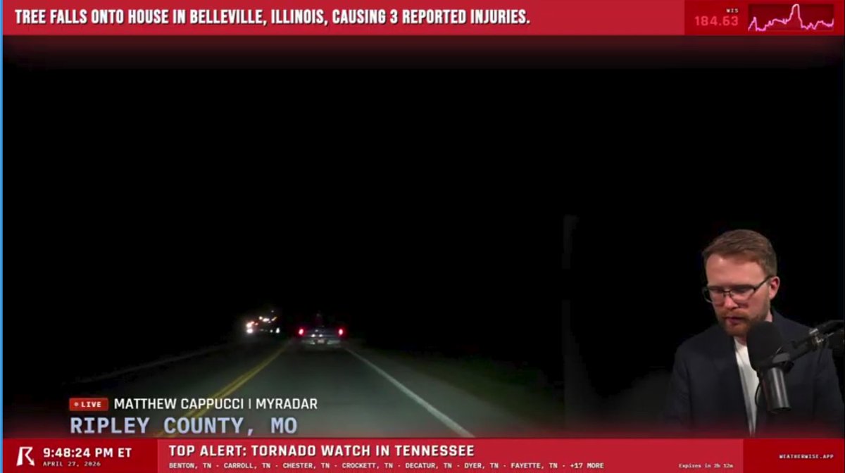 watching <a href="/ryanhallyall/">Ryan Hall, Y’all</a> watching <a href="/MatthewCappucci/">Matthew Cappucci</a> is not the weather inception I had on my bingo card tonight.