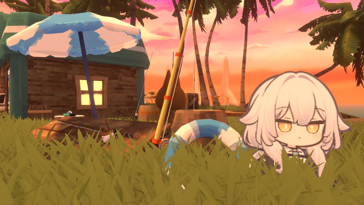 LuciaRushia's tweet image. N　P　C　キ　ャ　ラ　に　染　ま　っ　て　る　🌅
#VRChat #VRC #FISH #VTuber