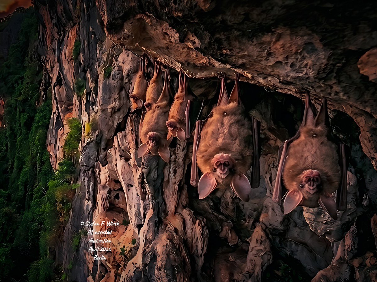 wirthstef's tweet image. This #sciencewriting and science communication #article discusses #parasitic #flies that attach themselves to #bats and transform into a #sacklike structure that lives embedded in the #host's skin. A new species description from the #bat #Rhinolophus #stheno will also be