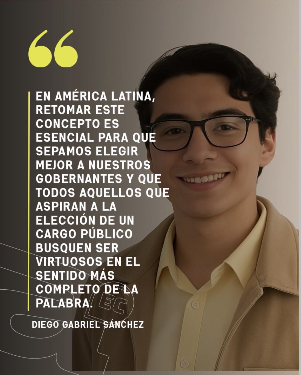 🌱 OPINIÓN | Diego Sánchez
La juventud en América Latina no es solo futuro, es presente.
Su virtud está en transformar la política desde la creatividad, la crítica y la acción colectiva.

📄 Lee el artículo completo 👉 almanaquedigitalec.com.ec/la-virtud-de-l…