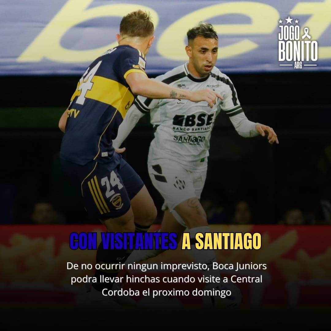 JogoBonito925's tweet image. #AFA | Boca Juniors podría llevar 7.000 hinchas al Madre de Ciudades para visitar a Central Córdoba, en lo que sería su segundo partido consecutivo con público visitante.