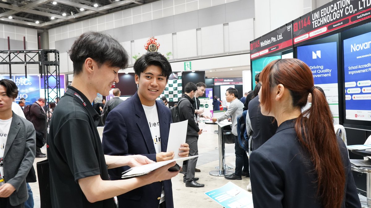mu_emc's tweet photo. 【海外スタートアップでインターン中!】
SusHi Tech Tokyoのために来日したスタートアップでEMC生たちがインターン中!
Bluente(1階D-1143)は、高度なAI文書翻訳プラットフォームを提供するシンガポール発のグローバルスタートアップです!ぜひお立ち寄りください!
#STT2026 #武蔵野EMC #EMCGLOBAL https://t.co/ogwvTaXfaj