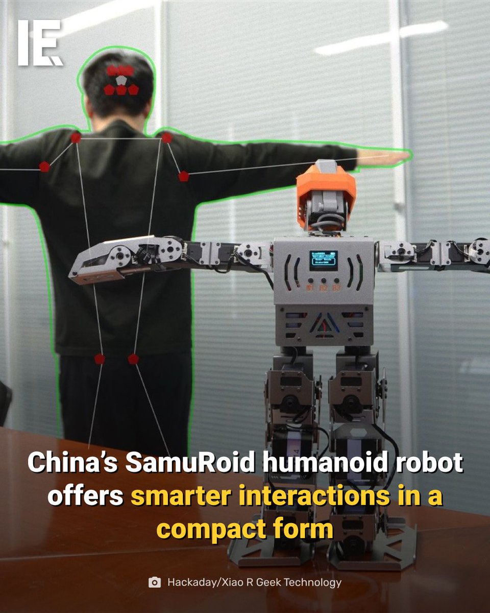 Ronald_vanLoon's tweet image. China’s SamuRoid humanoid #Robot offers smarter interactions in a compact form
by Jijo Malayil @IntEngineering

Learn more: bit.ly/4twn0Io

#Robotics #Engineering #ArtificialIntelligence #Innovation #Technology