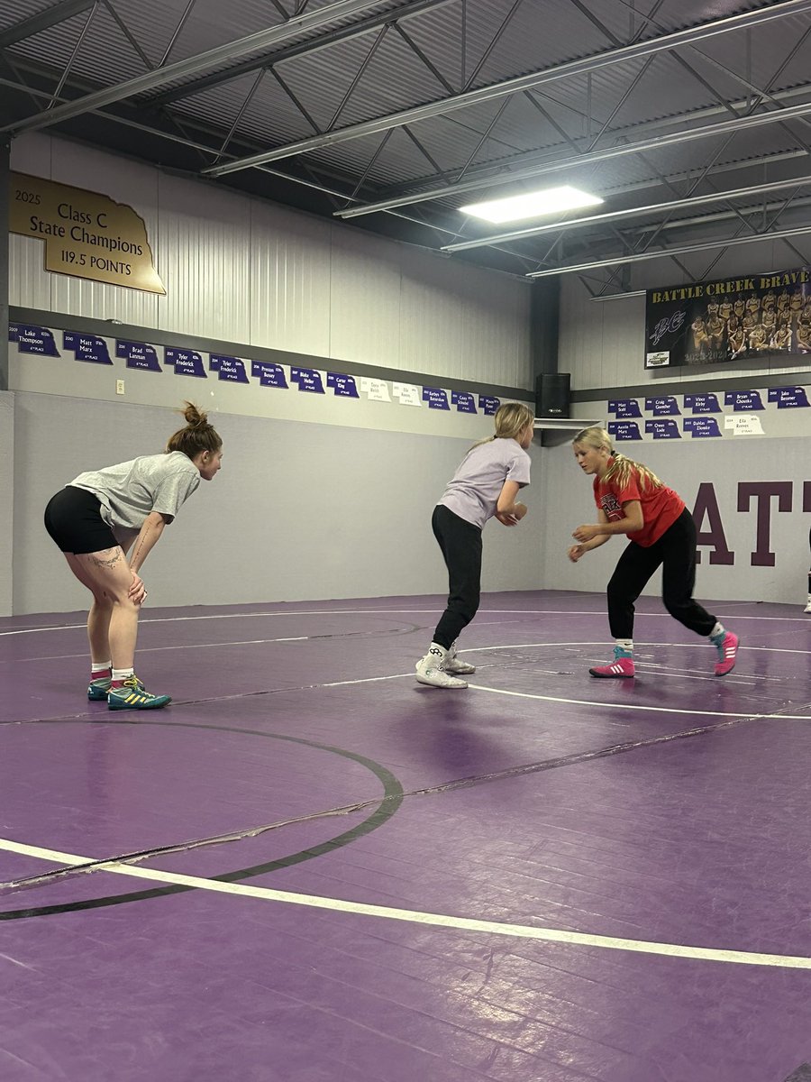 BCYthWrestling's tweet image. Afftynn Stusse was at practice tonight showing some Freestyle moves to the Braves &amp;amp; Bravettes before Freestyle State this weekend! #BuiltDifferent
