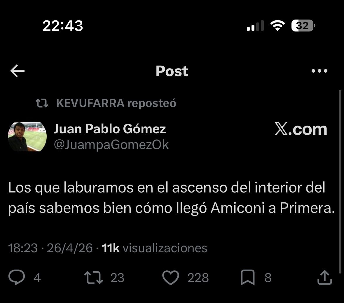 Nestor Cortasa tweet media