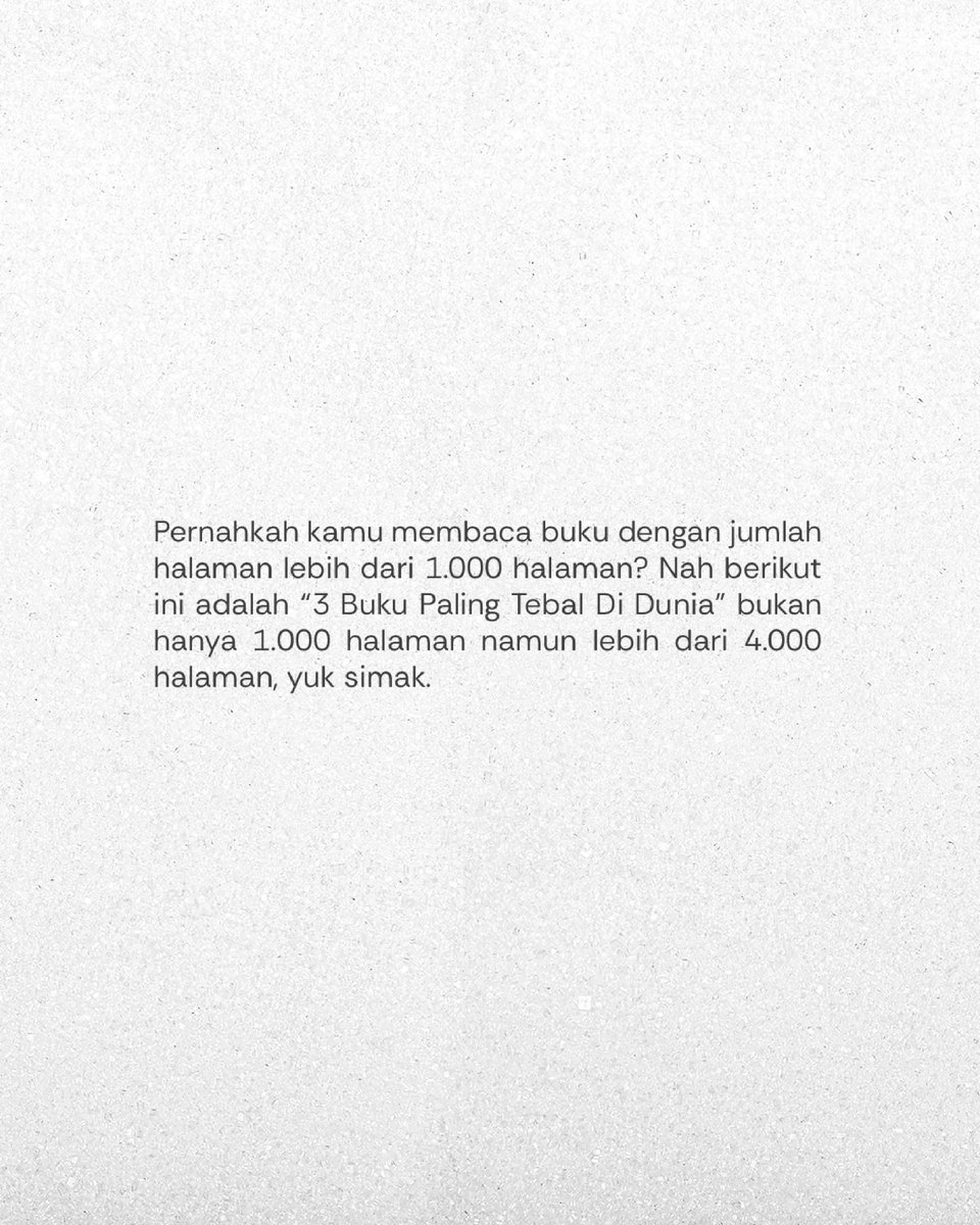 selat_media's tweet image. Membawanya saja sudah susah payah, bagaimana membacanya? butuh perjuangan ekstra sepertinya.
. 
.
.
#selatmedia #connectyourideas #buku #bukutebal #bukupalingtebaldidunia
