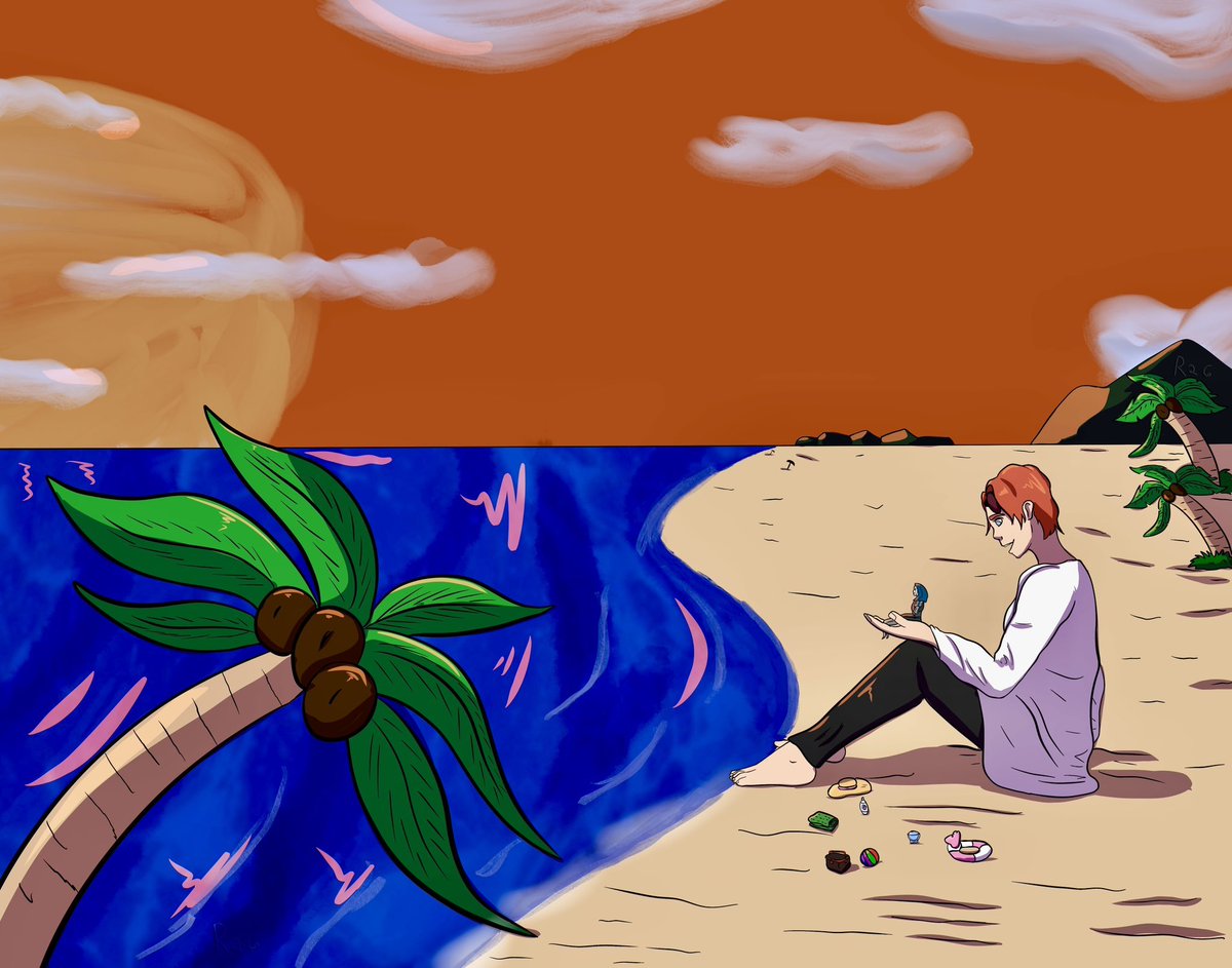 AhzherrAnalin's tweet image. #ApexLegends
#ApexLegendsfanart
#brokengravity(?)
Ash and a very huge mary enjoying a lovely day at the beach in Psamathe 

Comm made by the lovely @R4my1003 ^^