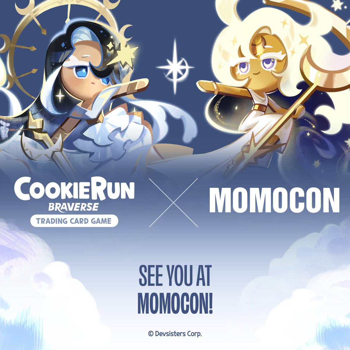 CRBraverseEN's tweet photo. Weโre heading to MomoCon!
๐ด Learn to Play CookieRun: Braverse
โ๏ธ Battle with fellow players
๐ Donโt miss exclusive goodies at our booth
See you on the battlefield ๐
#MomoCon #CookieRun #CookieRunBraverse #CookieRunBraverseTCG #TradingCardGame #GamingEvent #PlayBraverse #CardGames