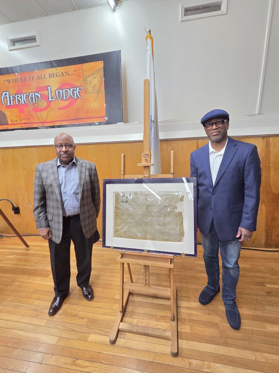 MWPHGLofDC's tweet photo. Phillip David "Attending African Lodge 459 with MWGM Herelle (MA) host and MWGM Smith(DC)"

#ORIGINALCHARTERANDCONSTITUTION https://t.co/6bxAXTs1Ou