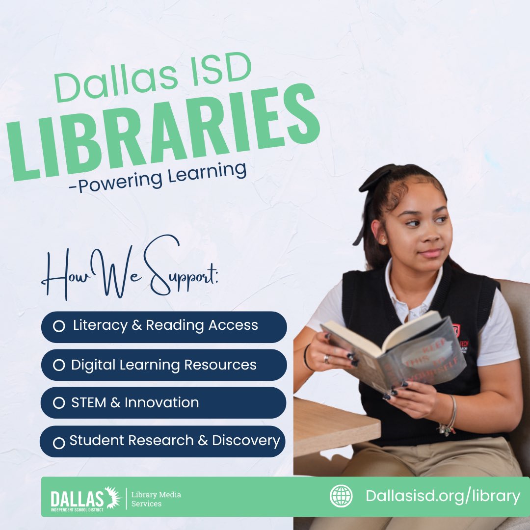 Dallas ISD Libraries tweet media