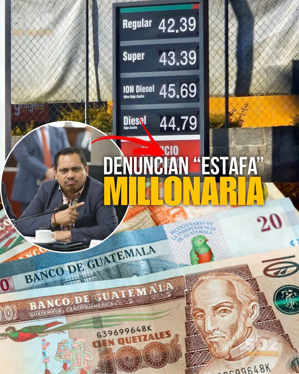 noticias_muxbal's tweet photo. 🚨⛽️ Suben la gasolina antes del subsidio del 1 de mayo.
Diputado José Chic denuncia posible “estafa” de Q2,000 millones y pide acción del MEM.
¿Estrategia o coincidencia? 🇬🇹💸
#guatemala 
#justicia https://t.co/tqI4LNVLpm