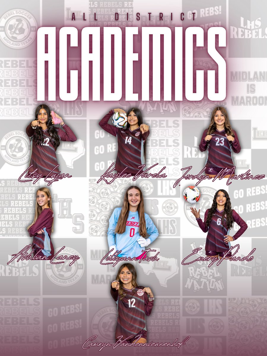LHSrebelsoccer's tweet photo. The standard is excellence—everywhere. Shoutout to our student-athletes earning All-District Academic honors. Your hard work doesn’t go unnoticed. https://t.co/iHHPCCvlHa